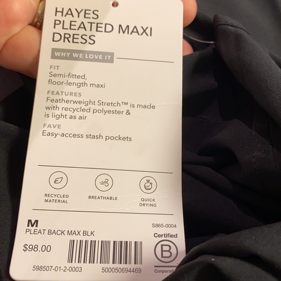 Athleta Hayes Pleated Maxi Dress - Picture 6 of 11